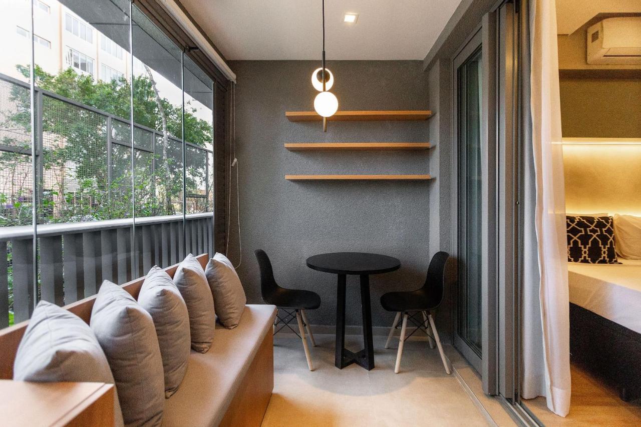Hub Vila Madalena - Studios Por Temporada 상파울루 외부 사진