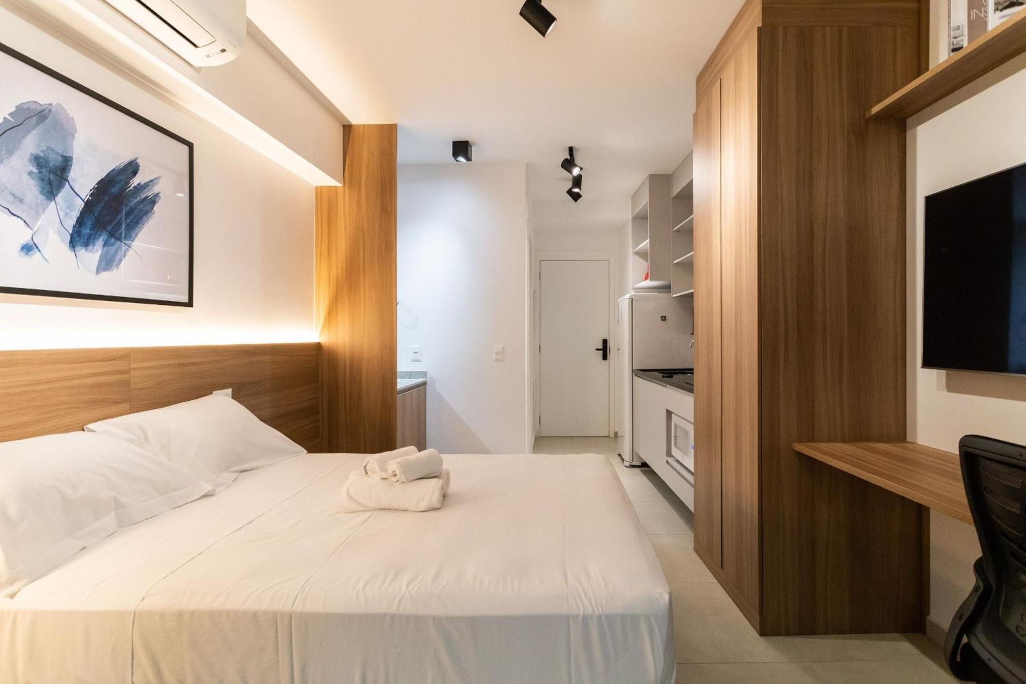 Hub Vila Madalena - Studios Por Temporada 상파울루 외부 사진