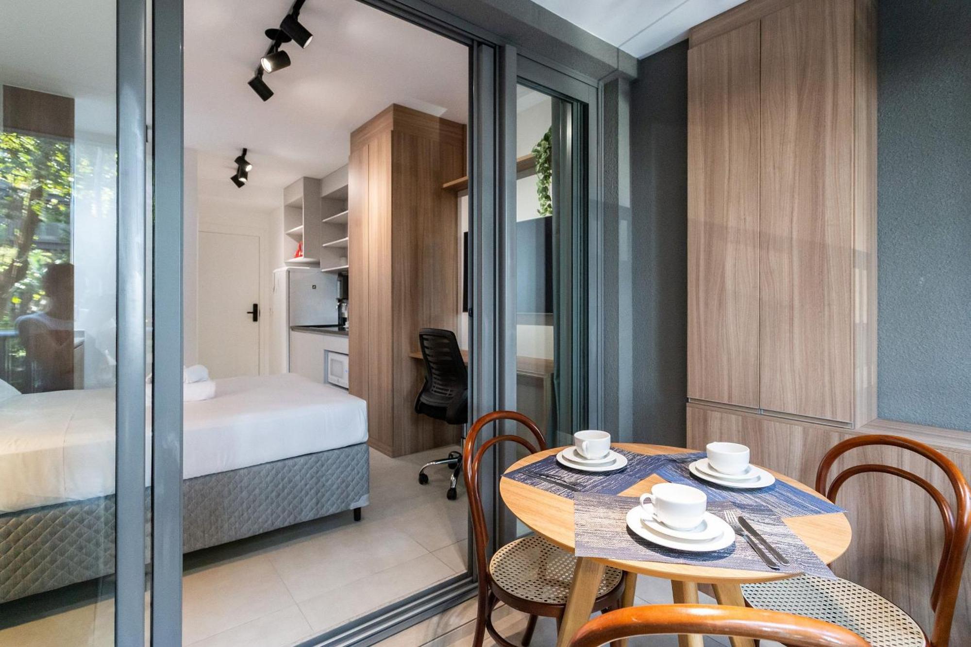 Hub Vila Madalena - Studios Por Temporada 상파울루 외부 사진